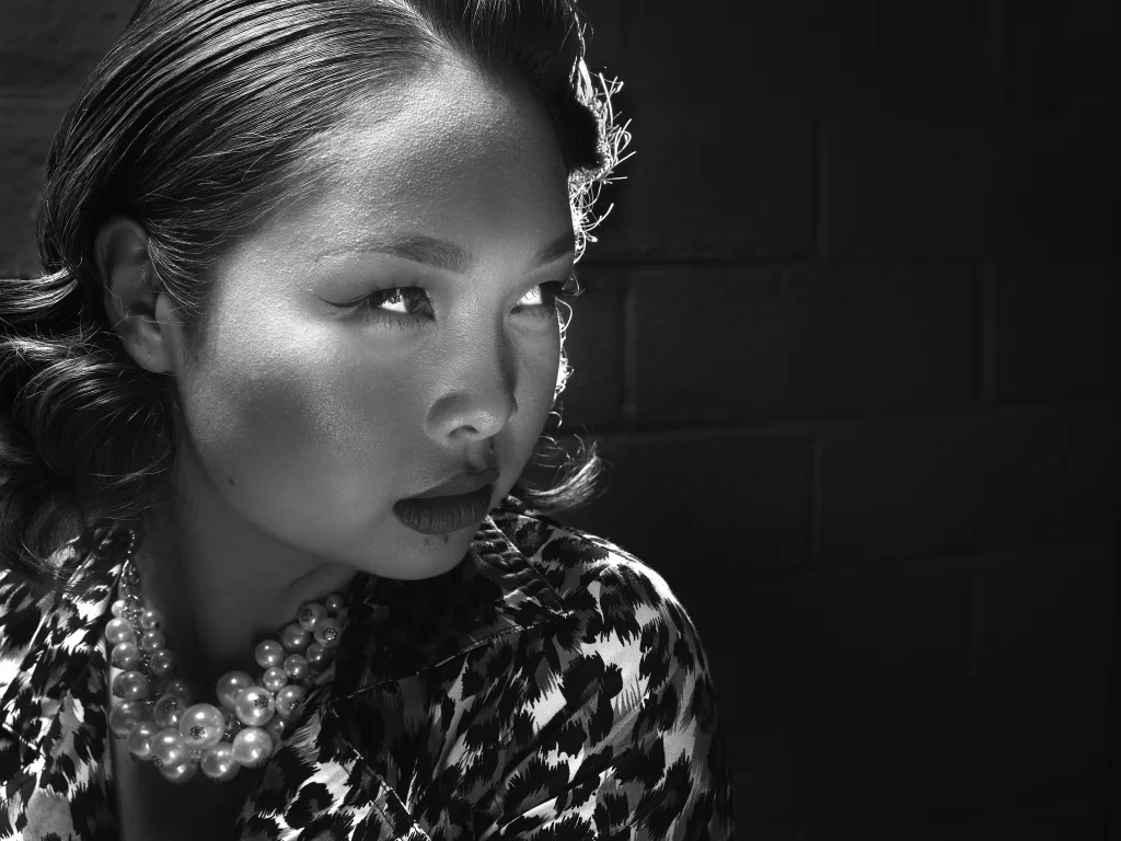 Winnie Photo Shoot 50s Noir