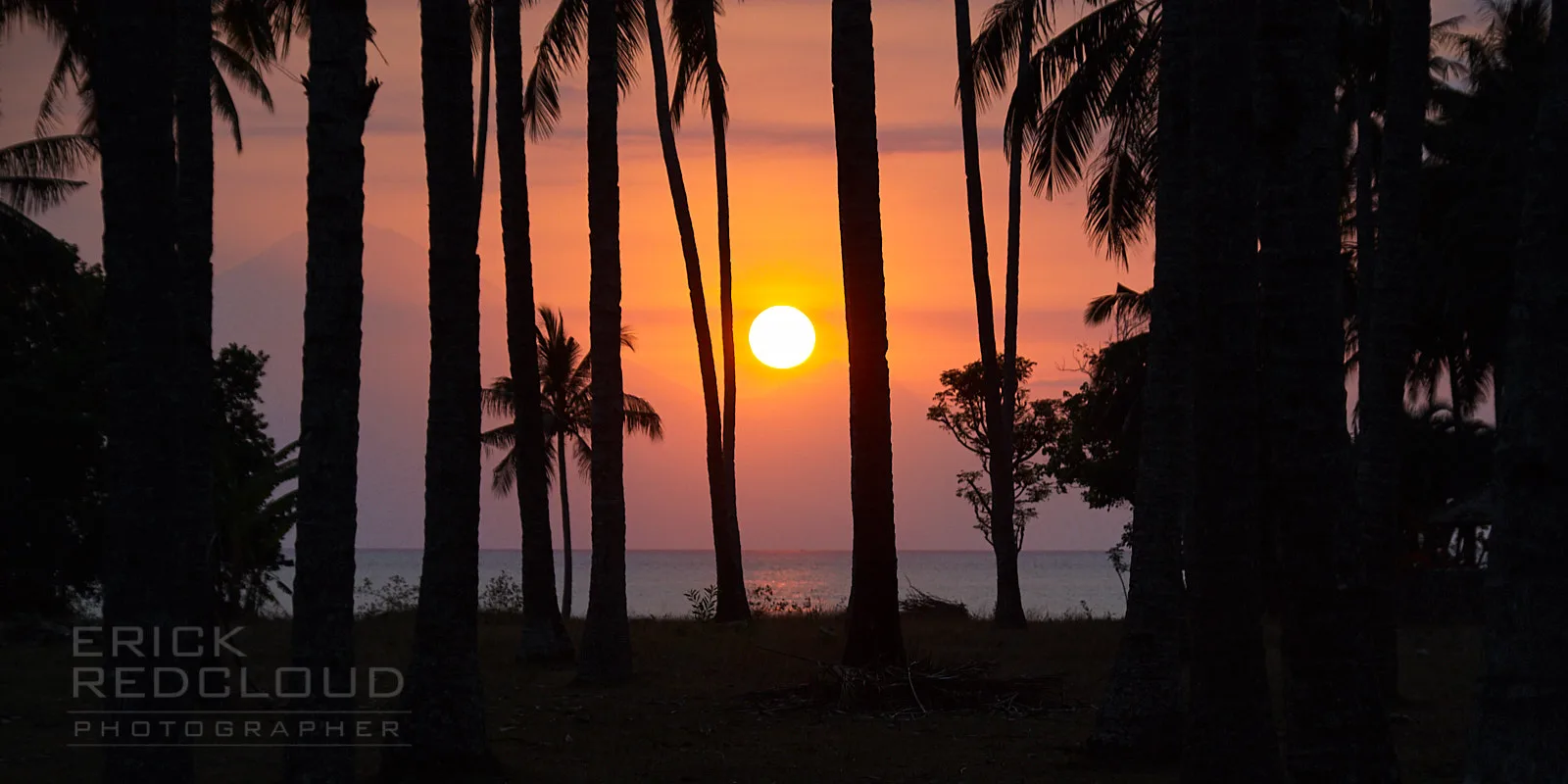 Sunset Over Mangsit Indonesia