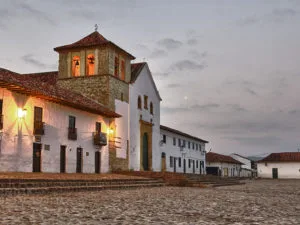 Villa De Leyva Plaza Before Sunrise
